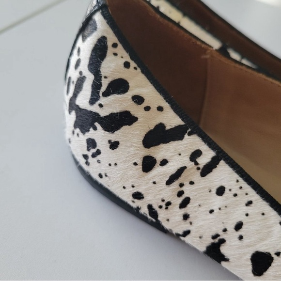 Mercanti Fiorentini Slip on Flats Women's Size 8.5 Animal Print Made in Italy - Picture 4 of 11